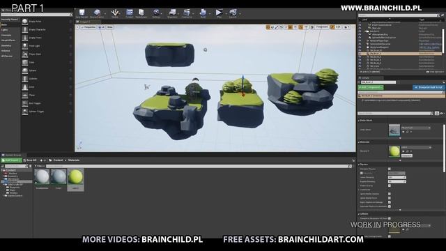Blender 3.0 & UNREAL | Creating 3D ART for Platformer / Side Scroller Game (Part 1) смотреть онлайн