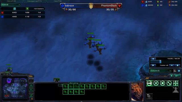 Starcraft 2: Fan-Submitted Game - Babrace(Z) v PhantomBlack(T) смотреть онлайн