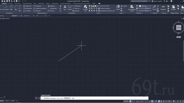 1/4 Урок Автокад (AutoCAD). Экспресс курс. Команды рисования, режимы построения (ОРТО, дин. ввод) смотреть онлайн