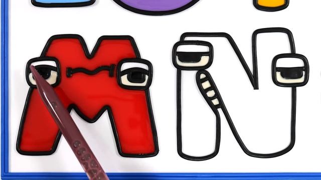 Alphabet Lore (A-Z...) But Jelly Painting | Coloring Pages Alphabet Lore (A-Z) смотреть онлайн