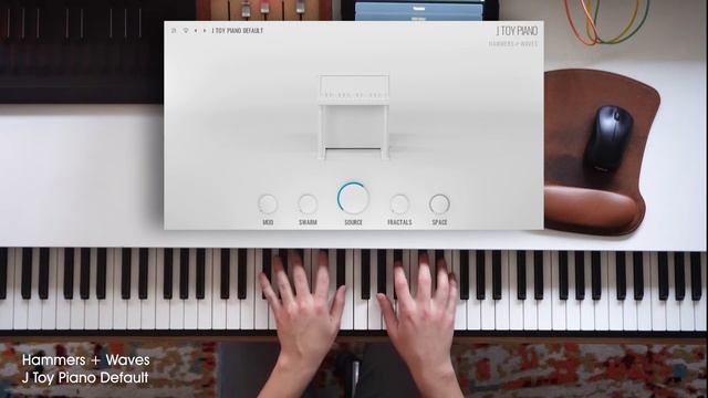 Hammers + Waves - J Toy Piano - Default Sound In Action смотреть онлайн