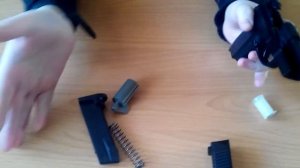 разборка.сборка игрушечного пистолета