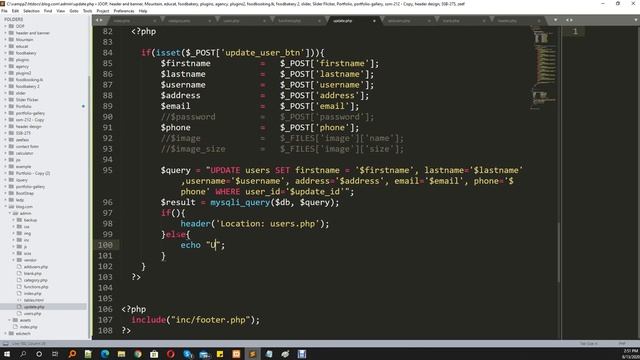 PHP USER UPDATE Class - 05 Part 01 смотреть онлайн