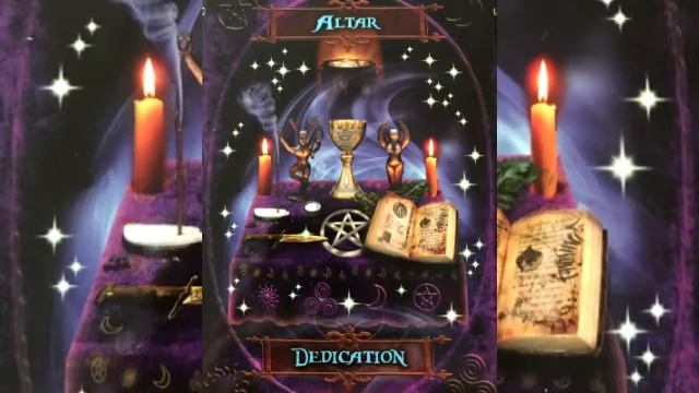 Карта "АЛТАРЬ. ОСВЯЩЕНИЕ",Witches Wisdom Oracle Cards-описание колоды оракула "Мудрость ведьм" смотреть онлайн