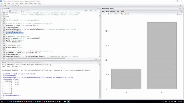 Lecture 2.3 Exploring Data and a First Test of Proportions смотреть онлайн