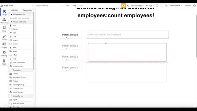 Create an Employee Directory with Filters using Bubble смотреть онлайн