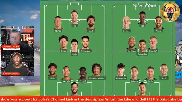 Liverpool v Newcastle Preview with John Sinclair смотреть онлайн