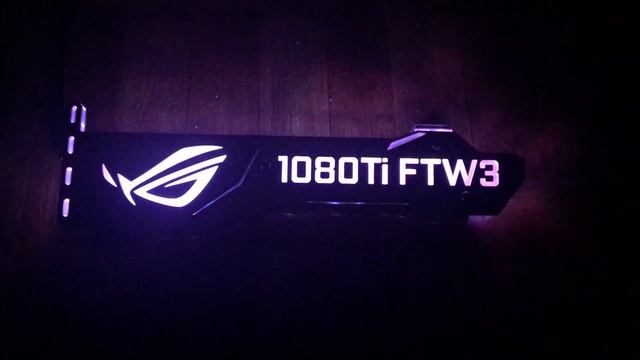 Custom EVGA 1080Ti FTW3 and ASUS ROG GPU Brace смотреть онлайн