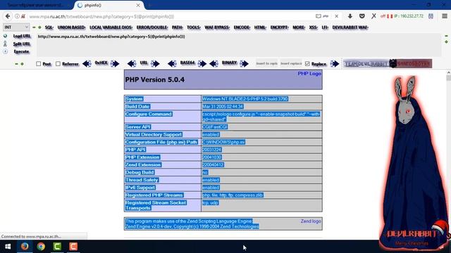 PHP Code Injection and Cross-site scripting (XSS ) смотреть онлайн