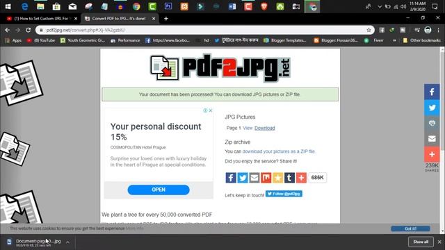 How to convert PDF to JPG without using any software || Bangla tutorial смотреть онлайн