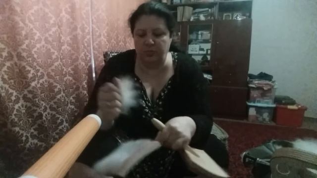 Кудельки из пуха Оренбургской козы смотреть онлайн