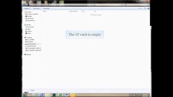 27: How to Restore  data of Compact Flash Card from the PG in SINAMICS STARTER