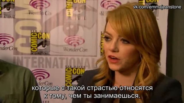 Emma Stone - The Amazing Spider Man Fans Wondercon 2012 (RUS SUB) смотреть онлайн