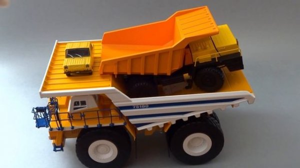 БелАЗ-75180 || Дилерские модели ShopBelaz || Масштабные модели карьерных самосвалов