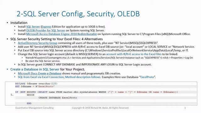 PowerOpI SQL Server Part 1: Install and Config смотреть онлайн