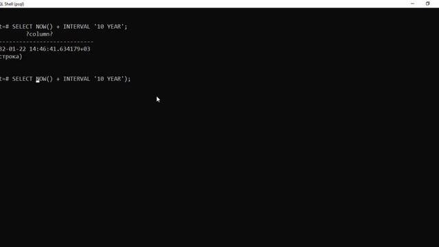 PostgreSQL 15-dars. TIMESTAMPS, Data Types va AGE haqida смотреть онлайн