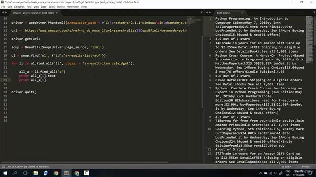 041 Project part scrape python books list on one page search do coding смотреть онлайн