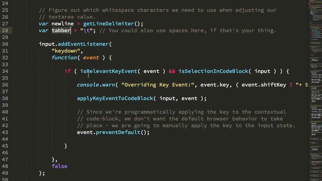 Enable Tabbing Within A Fenced Code-Block Inside A Markdown Textarea In JavaScript смотреть онлайн