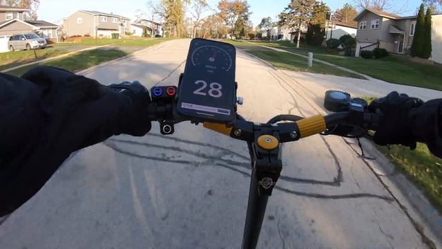 VSETT 10+ Speed Test with GPS (single motor) смотреть онлайн