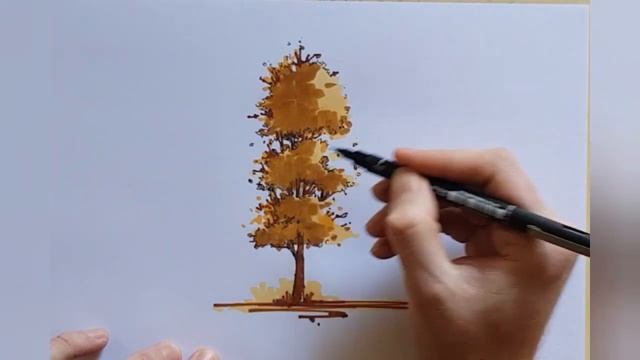 drawing trees for architectural sketches смотреть онлайн