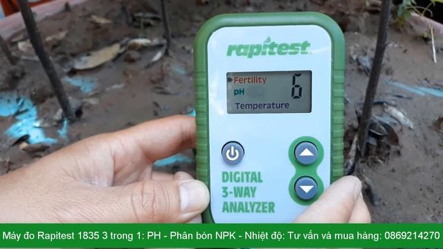 Cách sử dụng máy đo Luster Leaf Rapitest 1835 để đo PH, Phân bón NPK và nhiệt độ смотреть онлайн