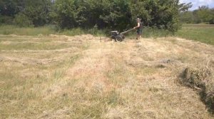 самодельные ГРАБЛИ для  мотоблока