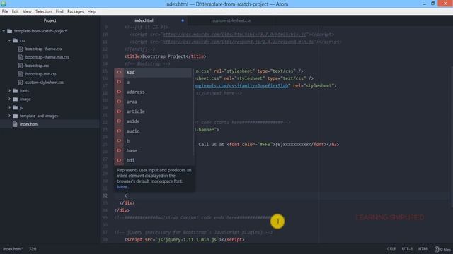 Code Template from Scratch:Header Banner with HTML and CSS Part 2 смотреть онлайн