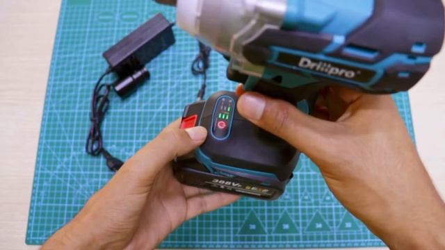 Drillpro 520N.m Cordless Electric Impact Wrench Brushless Rivet Drill Kit Makita смотреть онлайн
