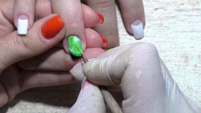 Сочный лайм ТОП Красивый и простой летний дизайн ногтей смотреть онлайн