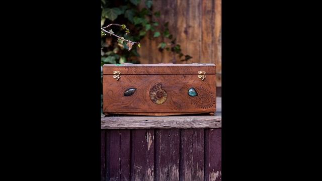 Деревянная шкатулка "Fantastic Flora" / Wooden box "Fantastic Flora" смотреть онлайн