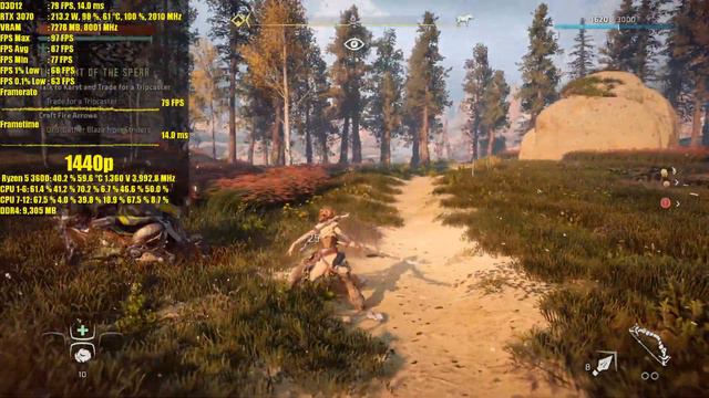 Horizon Zero Dawn RTX 3070 | 1080p - 1440p - 2160p (4K) FRAME-RATE TEST смотреть онлайн