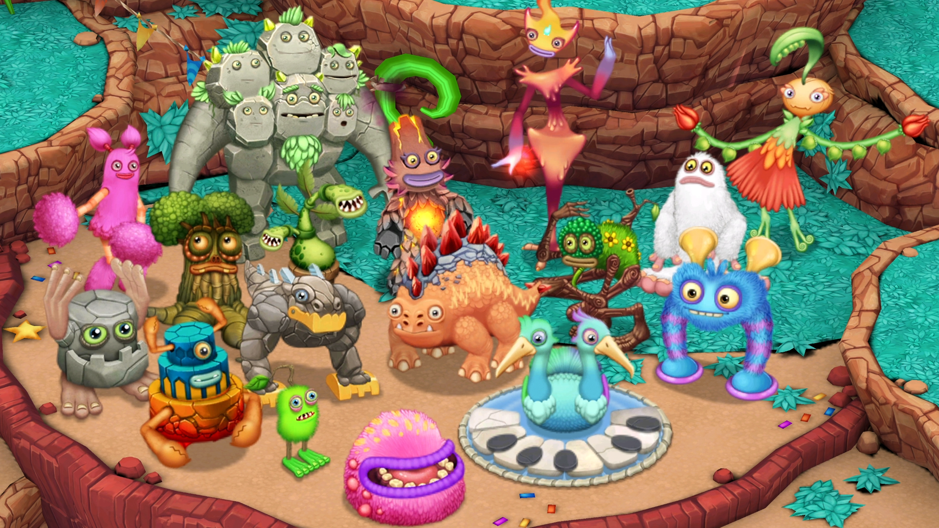 Остров вечеринок / Party Island - полная песня (My Singing Monsters: Dawn of Fire)