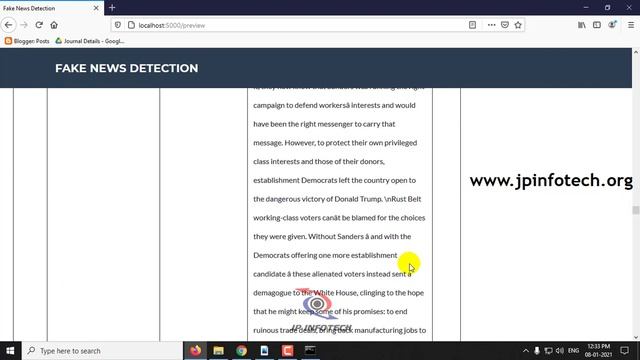 FAKEDETECTOR: Effective Fake News Detection with Deep Diffusive Neural Network | Python IEEE Projec смотреть онлайн