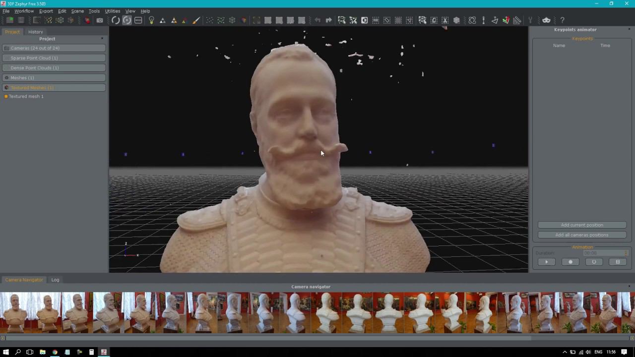 Create photogrammetry 3d scan with 3D Zephyr Free смотреть онлайн