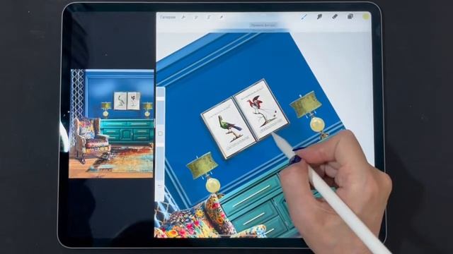 PROCREATE Мастер-класс «Винтажное кресло» 2 часть смотреть онлайн