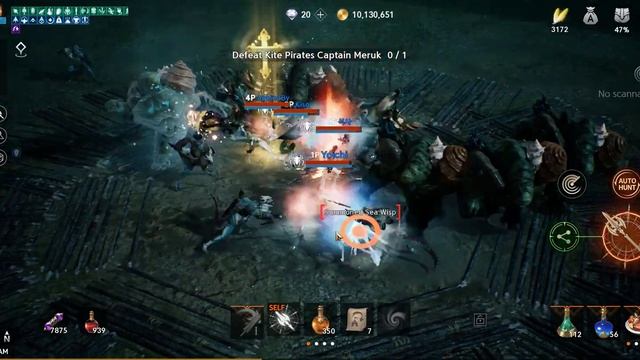 Lineage 2M - Viss Dark Nightwalker Lv.62 - Kite Pirates Base! смотреть онлайн