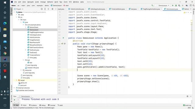 Java FX урок 20 - TextField класс смотреть онлайн