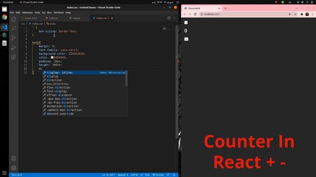Simple Counter | Counter App Using js & React | How to Make Simple App In Js & React | Js app #js смотреть онлайн