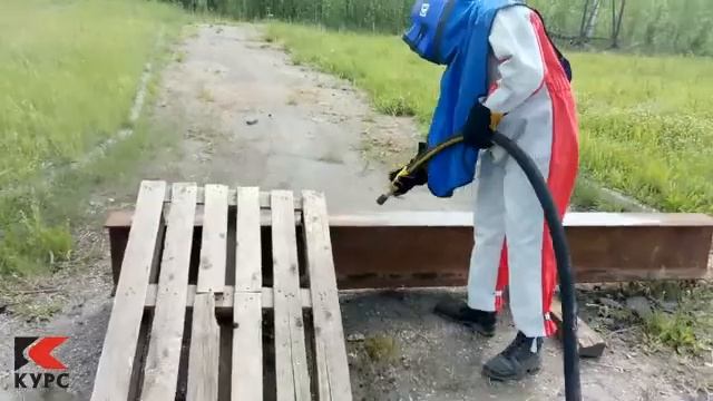 Тест пескоструйки  DSMG 200