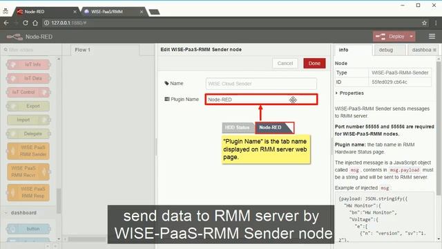 IoT Services - NodeRED server IoT gateway installation and demonstration смотреть онлайн
