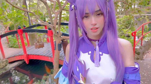 Genshin Impact Keqing Cosplay Showcase and Review | L-email Wig Review | Live Action смотреть онлайн