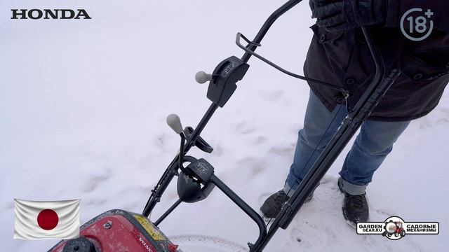 Снегоуборщик Honda HS 750 EA несамоходный обзор и в работе смотреть онлайн