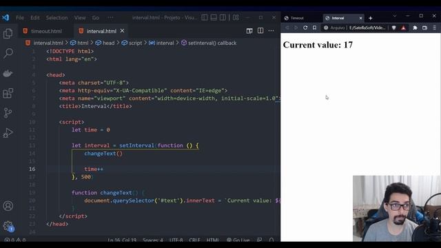 Descomplicando as funções setTimeout e setInterval no Javascript смотреть онлайн