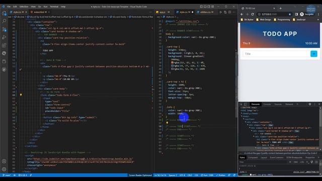 How to Make Todo List App using HTML, CSS, Bootstrap & Javascript - Part 01 (Design Part) смотреть онлайн