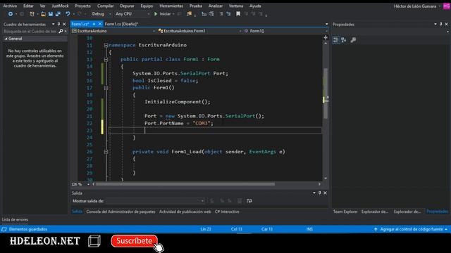 ¿Cómo recibir información desde arduino en C# .Net? | Windows Forms, WPF смотреть онлайн