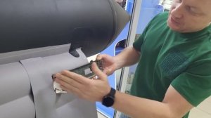 Крепление датчика эхолота с боковым сканированием на лодку ПВХ