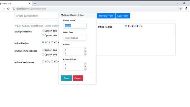 Form builder created in PHP Codeignitor смотреть онлайн