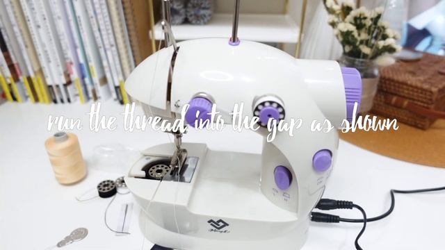 MINI SEWING MACHINE | unboxing/tutorial/review + GIVEAWAY смотреть онлайн