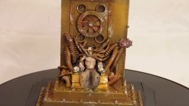 Emperor on Golden Throne Mini Diorama by White Metal Games смотреть онлайн