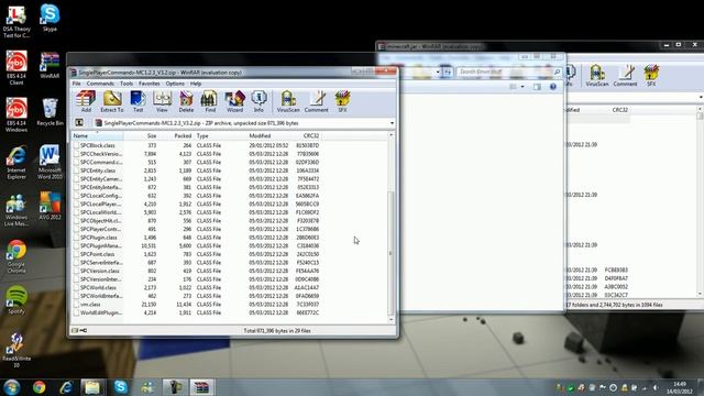 Minecraft 1.2.3 how to install and use mod loader and single player commands tut HD 720p смотреть онлайн